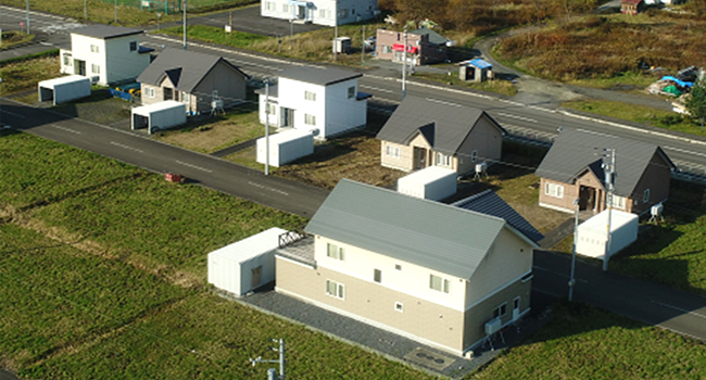 従業員専用の一戸建て住宅