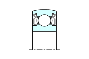 外径球面、R面形状ベアリング