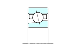 Angular contact bearing