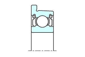 Flanged tapered outer diameter bearing